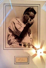 Lou Gehrig Autograpgh Display
