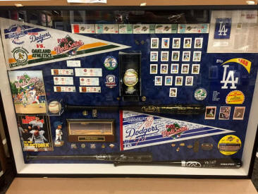 Dodgers Shadow box display