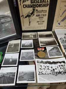 Military Baseball Memorabilia Photo Collection