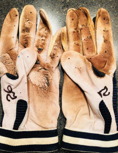 Wade Bogg Game Used Batting Gloves