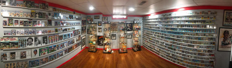 Reggie Jackson Memorabilia Showcase Room