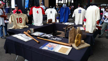 Military Baseball Memorabilia Showcase