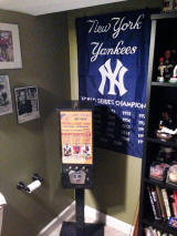 Vending machine baseball collectible display