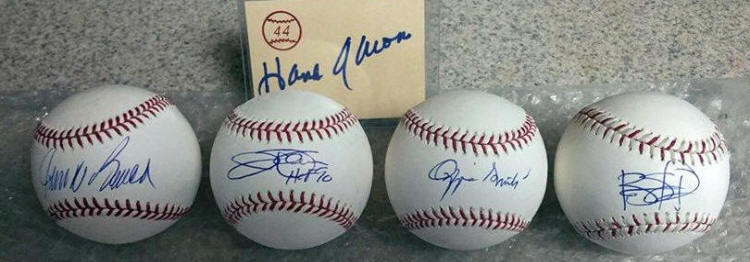 Reds autographed baseball collection