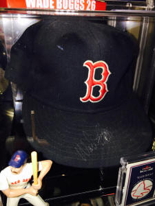 Wade Boggs Signed Boston Red Sox baseball cap