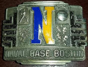 Boston Navy Base Boston Belt Buckle