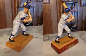 Mickey Mantle figurine collection display