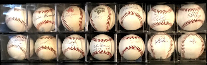 New York Yankees autoraphed Baseball collection