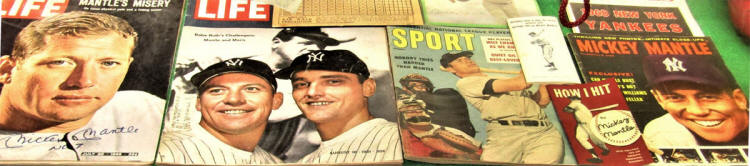 Mickey Mantle Magazine collection
