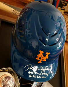 David Wright Game Used autographed Batting Helmet