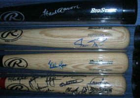 Baseball Bat display 