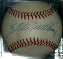 Autographed baseball 