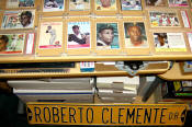 Roberto Clemente Baseball Card Display