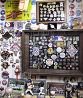 Baseball Pins and button collection
