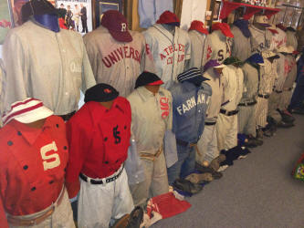 Vintage Baseball Uniform display