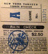 1978 Yankees General Admission Game No. A