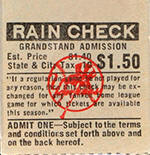 Yankees Small Logo ticket stub