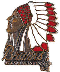 1948 Boston Braves World Series Press Pin