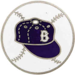 Brooklyn Dodgers 1955 World Series Press Pin