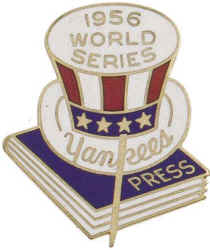 New York Yankees 1956 World Series Press Pin
