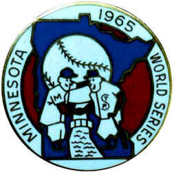Minnesota Twins 1965 World Series Press Pin