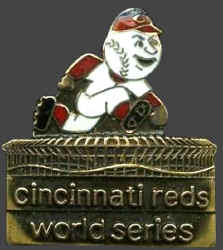1970 Cincinnati Reds World Series Press Pin