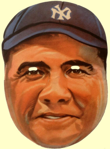 1933 Feen-A-Mint Babe Ruth Mask