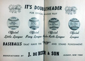 1955 deBeer Baseballs
