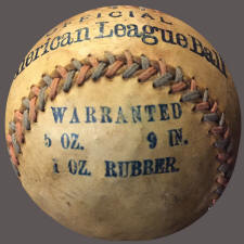 1908 Reach Official American League Baseball