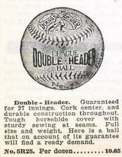 1940 deBeerDouble Header Baseball ad