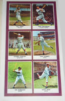 Page of baseball cards from 1961 Golden Press Book 