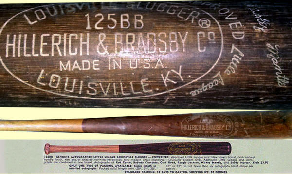 Louisville Slugger 125BB Little League Mickey Mantle Bat