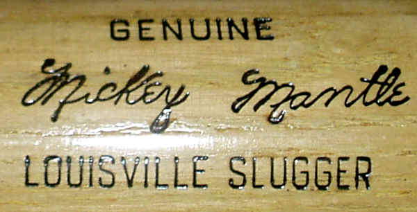 Mickey Mantle Vintage 1965-79 32" Louisville Slugger 125 Powerized Genuine  Bat