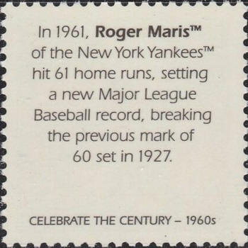 61 In '61 Roger Maris Stamp