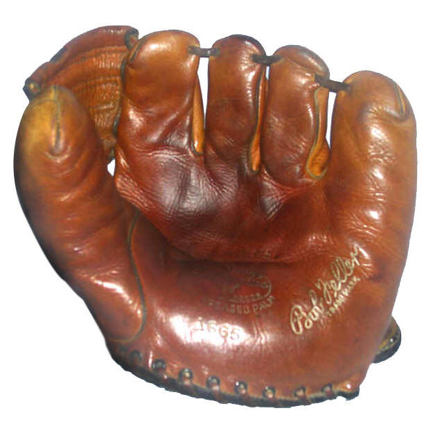 RARE! Early1940's Pinky May, Rawlings Split Finger Baseball Glove